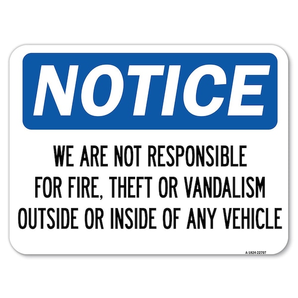 Safety Sign, 18 in Height, Aluminum, 22707